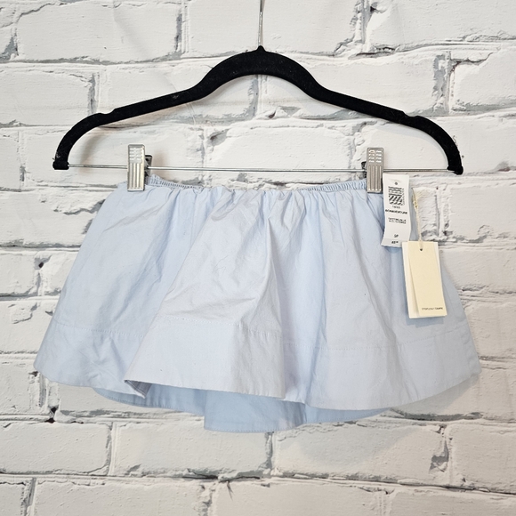 Wilfred Bonaventure Top in Shirting Blue - Picture 3 of 9